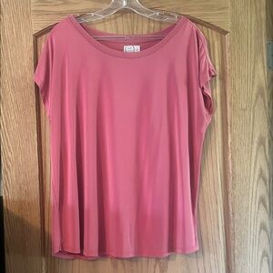Maurices 24/7 Women's Pink Short Sleeve Tee